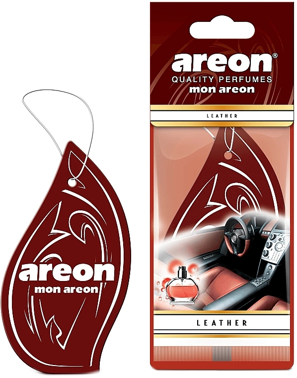 Odświeżacz powietrza samochodowego Skóra - Areon Mon Leather — Zdjęcie N1
