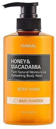 Żel pod prysznic Puder dla dzieci - Kundal Honey & Macadamia Body Wash Baby Powder — Zdjęcie N1