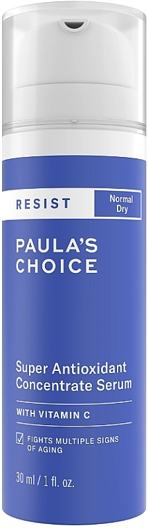 Serum antyoksydacyjne z witaminą C do twarzy - Paula's Choice Resist Anti-Aging Super Antioxidant Concentrate Serum — Zdjęcie N1
