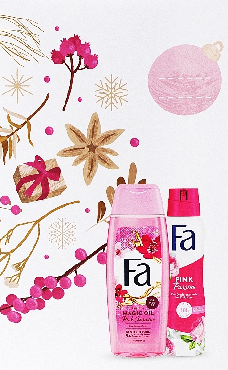Zestaw - Fa Pink (sh/gel/250ml + deo/spray/150ml)  — Zdjęcie N1