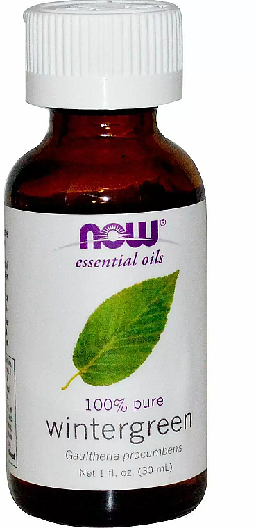 Olejek eteryczny z golterii - Now Foods Essential Oils 100% Pure Wintergreen — фото N1