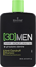 Szampon przeciwłupieżowy dla mężczyzn - Schwarzkopf Professional 3D Men Piroctone Olamine Anti-Dandruff Shampoo — Zdjęcie N1