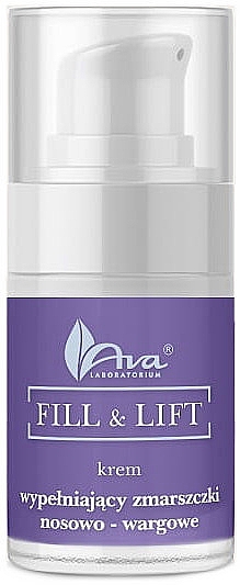 Krem wypełniający zmarszczki nosowo-wargowe - Ava Laboratorium Fill & Lift Filling Nasolabial And Lip Wrinkles Cream — Zdjęcie N1