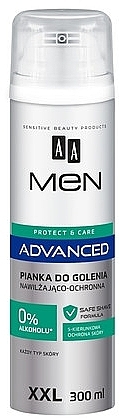 Pianka do golenia - AA Men Advanced Care — Zdjęcie N1