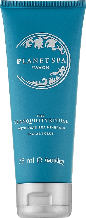 Peeling do twarzy Sekret beztroski - Avon Planet Spa The Tranquility Ritual With Dead Sea Minerals Facial Scrub — Zdjęcie N1