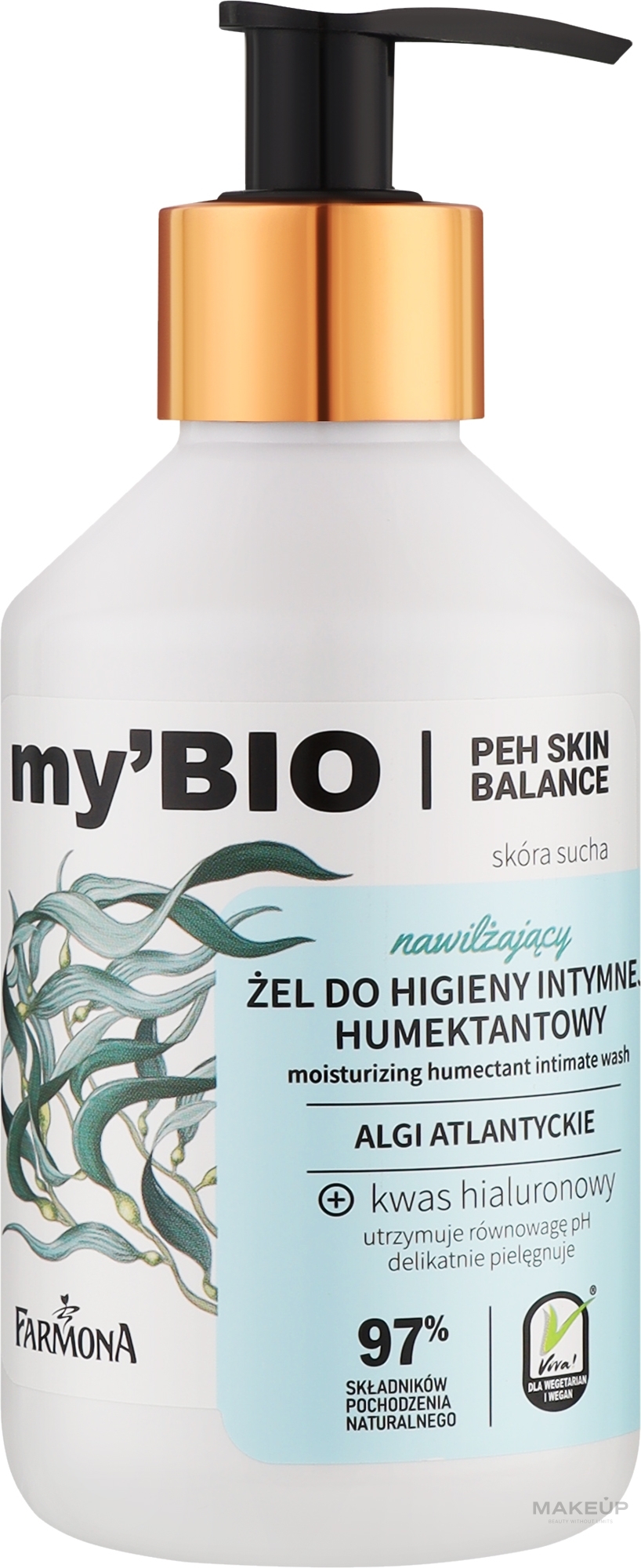 Żel do higieny intymnej Algi atlantyckie - Farmona My’Bio Peh Skin Balance — Zdjęcie 250 ml