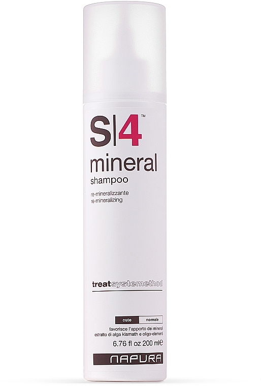 Szampon do włosów z kompleksem mineralnym - Napura S4 Mineral Shampoo — Zdjęcie N2