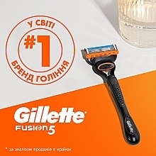 Wymienne wkłady do maszynki, 2 szt. - Gillette Fusion — Zdjęcie N8