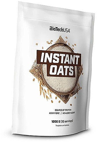 Zamiennik posiłku Owsianka o smaku ciasteczkowym - BiotechUSA Instant Oats Cookies & Cream — Zdjęcie N1