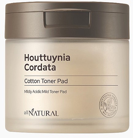 Bawełniane płatki kosmetyczne do twarzy - All Natural Houttuynia Cordata Cotton Toner Pad — Zdjęcie N1