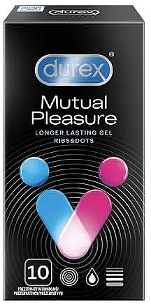 Prezerwatywy, 10 szt. - Durex Mutual Pleasure — Zdjęcie N1