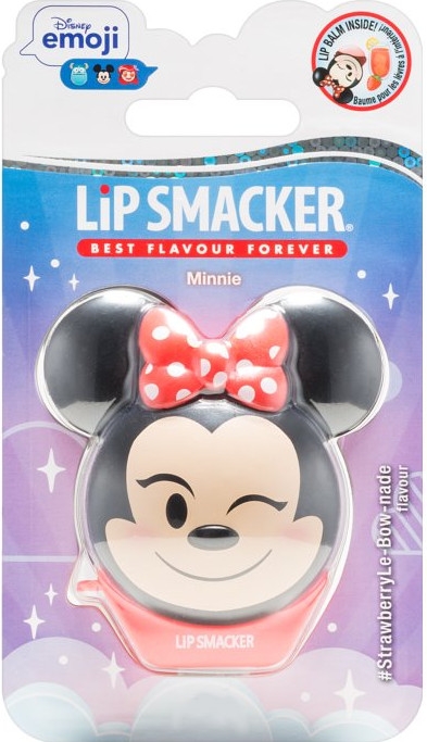 Balsam do ust Lemoniada truskawkowa - Lip Smacker Disney Emoji Minnie #StrawberryLe-Bow-nade Lip Balm