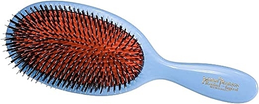 Szczotka do włosów, niebieska - Mason Pearson Pocket Sensitive Bristle Hairbrush SB4 Blue — Zdjęcie N1