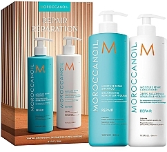 Zestaw - Moroccanoil Repair Shampoo & Conditioner Duo Set (shm/500 ml + cond/500 ml) — Zdjęcie N1