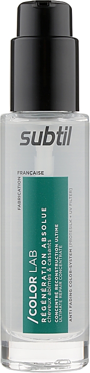 Skoncentrowane serum do włosów - Laboratoire Ducastel Subtil Color Lab Ultimate Repair Concentrate Serum