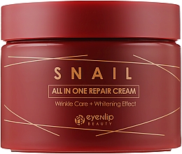 Wielofunkcyjny krem do twarzy z ekstraktem ze śluzu ślimaka - Eyenlip Snail All In One Repair Cream — Zdjęcie N5