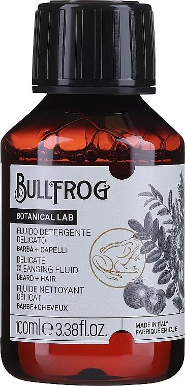 Szampon do włosów i brody - Bullfrog Beard And Hair Delicate Cleansing Fluid  — Zdjęcie N3