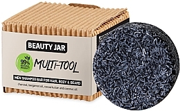 Kup WYPRZEDAŻ Szampon w kostce dla mężczyzn do włosów, ciała i brody - Beauty Jar Multi-Tool Men Shampoo Bar For Hair, Body & Beard *