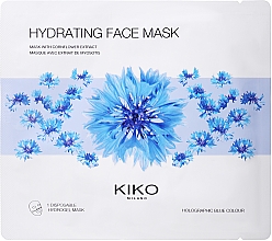 Kup Nawilżająca hydrożelowa maska do twarzy z wyciągiem z bławatka - Kiko Milano Hydrating Hydrogel Face Mask