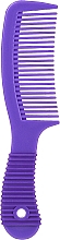 Kup Grzebień do włosów z gumowaną rączką, 499835, fioletowy - Inter-Vion