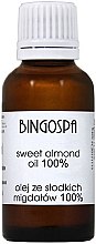 Olej ze słodkich migdałów 100% - BingoSpa Sweet Almond Oil 100% — Zdjęcie N1
