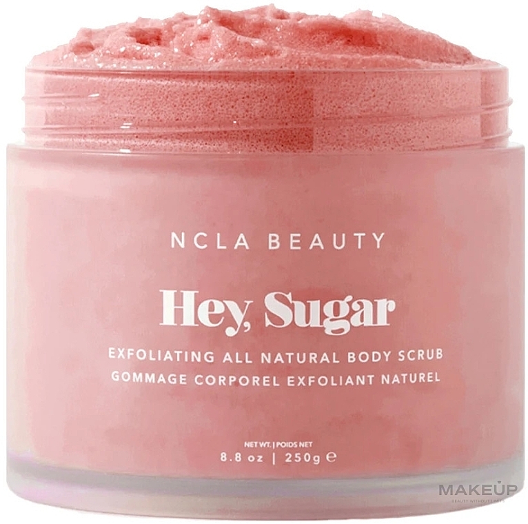 PRZECENA! Cukrowy peeling do ciała Różowy grejpfrut - NCLA Beauty Hey, Sugar Pink Grapefruit Body Scrub * — Zdjęcie N2