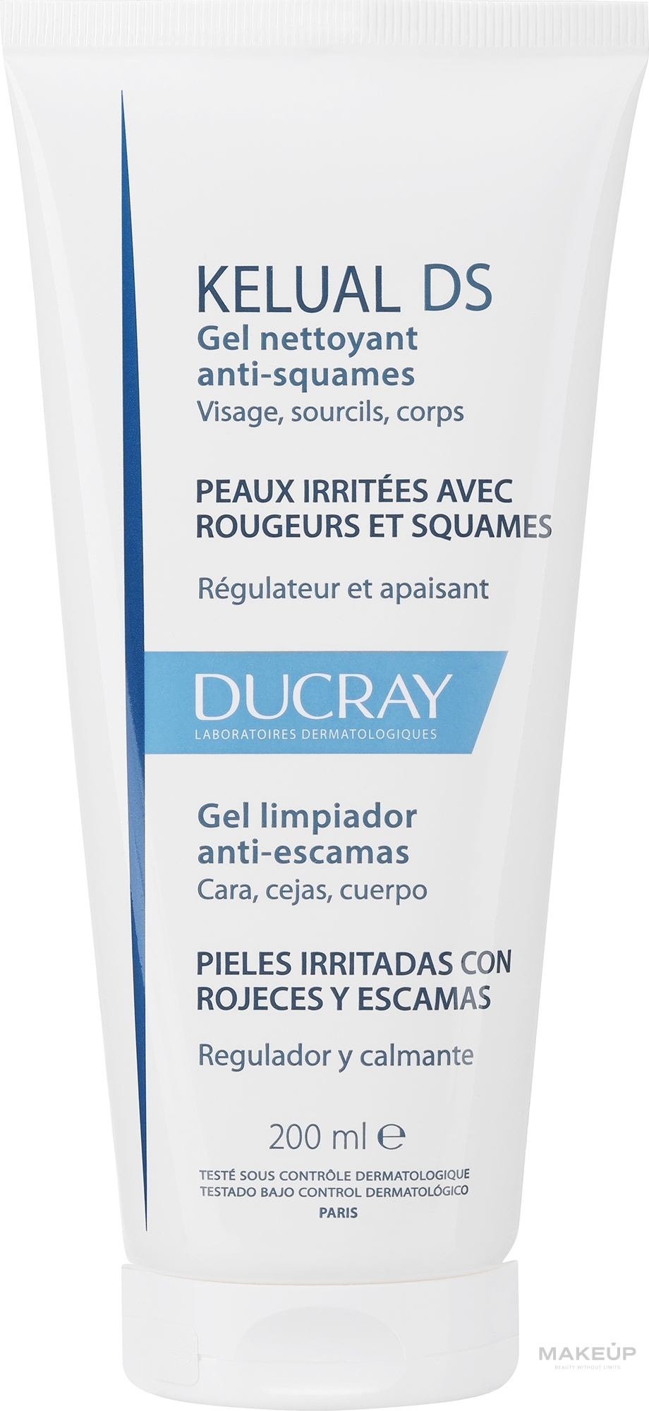 Żel oczyszczający - Ducray Kelual DS Anti-Scales Cleansing Gel  — Zdjęcie 200 ml