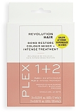 Zestaw - Revolution Haircare Plex 1+2 Bond Restore Colour Kit — Zdjęcie N1