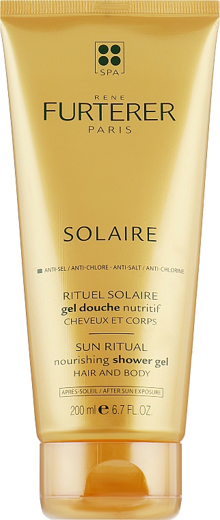 Odżywczy żel pod prysznic - Rene Furterer Solaire Sun Ritual Nourishing Shower Gel — Zdjęcie N1