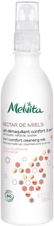 Mleczko do demakijażu - Melvita Nectar de Miels 3-in-1 Comfort Cleansing Milk — Zdjęcie N1