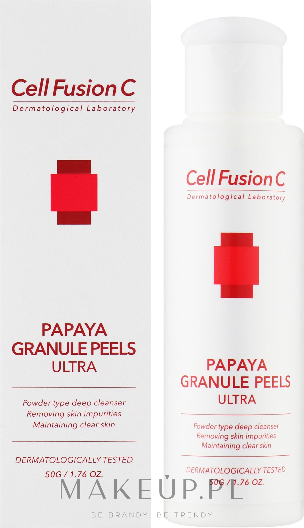 Oczyszczający peeling enzymatyczny do twarzy - Cell Fusion C Papaya Granule Peels — Zdjęcie 50 g