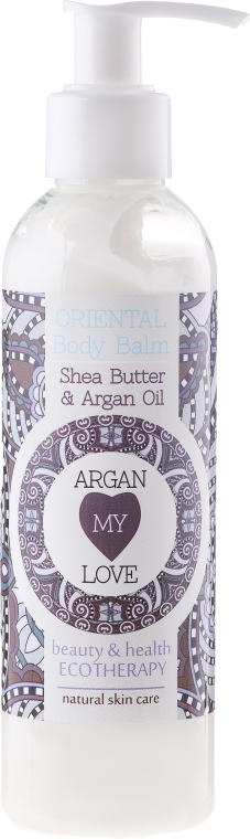 Odżywczy balsam do ciała z masłem shea i olejem arganowym Orient - Argan My Love Oriental Body Balm Shea Butter & Argan Oil — Zdjęcie N3