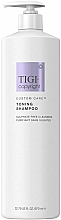 Tonizujący szampon do włosów bez siarczanów - Tigi Copyright Custom Care Toning Shampoo — Zdjęcie N2
