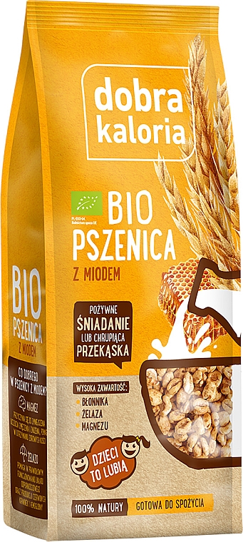 BIO pszenica z miodem - Dobra Kaloria Bio Wheat With Honey — Zdjęcie N1