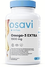 Suplement diety Omega-3 Extra, w kapsułkach miękkich - Osavi Omega-3 Extra 1300mg Lemon Softgels — Zdjęcie N3