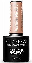 Żelowy lakier do paznokci - Claresa Perfect Nude Color Soak Off UV/LED  — Zdjęcie N1