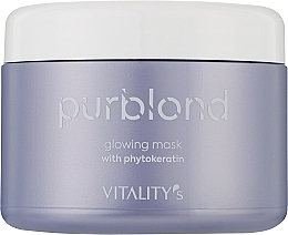 Maska do włosów blond - Vitality's Purblond Glowing Mask — Zdjęcie N1