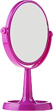 Kup Lusterko na podstawce 85734, okrągłe, 15,5 cm, fioletowe - Top Choice Colours Mirror