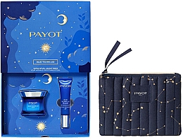 Kup Zestaw - Payot Blue Techni Liss Gift Set (f/cr/50ml + eye/gel/15ml + pouch)