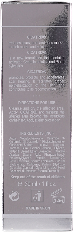 Krem na blizny - Catalysis Cicatrix Cream  — Zdjęcie N3