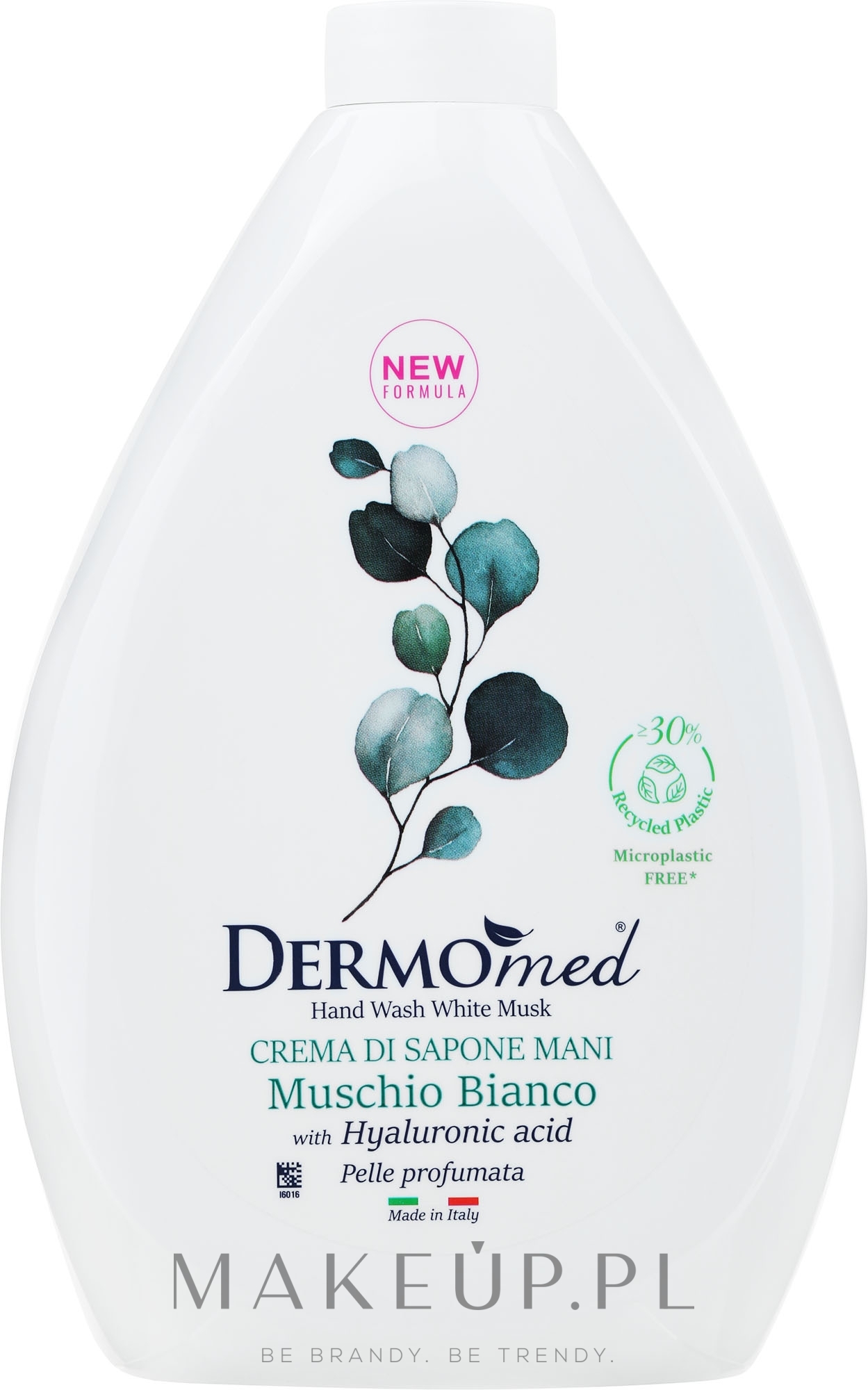 Krem-mydło Białe piżmo - Dermomed Cream Soap White Musk (uzupełnienie) — Zdjęcie 1000 ml