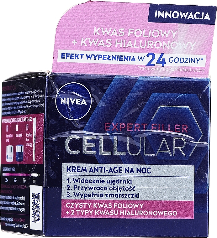 PRZECENA! Przeciwstarzeniowy krem na noc - NIVEA Cellular Anti-Age Skin Rejuvenation Night Cream * — Zdjęcie N1