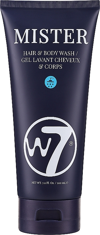 Szampon i żel pod prysznic 2 w 1 - W7 Mister Hair & Body Wash — Zdjęcie N1