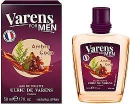 Ulric de Varens Varens For Men Ambre Coca - Woda toaletowa — Zdjęcie N1