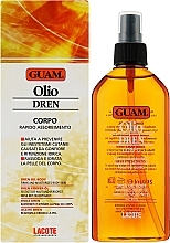 Olej z drenującym efektem - Guam Olio Corpo Dren — Zdjęcie N2