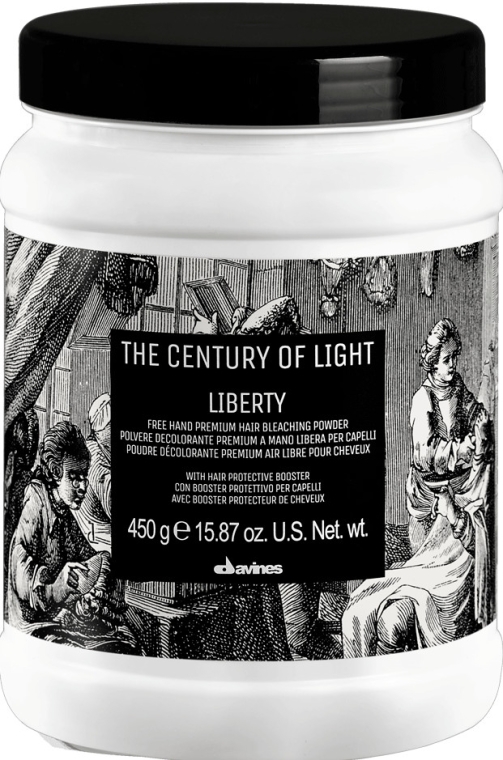 Proszek rozjaśniający do włosów - Davines The Century of Light Liberty Free Hand Premium Hair Bleaching Powder — Zdjęcie N1