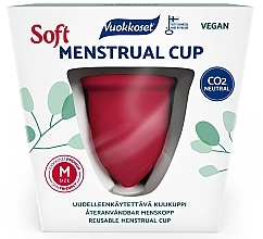 Kubeczek menstruacyjny rozmiar M - Vuokkoset Soft Reusable Menstrual Cup — Zdjęcie N1