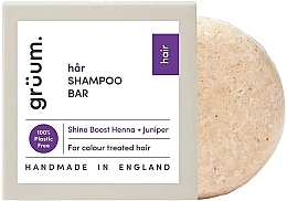 Szampon do włosów farbowanych - Gruum Shampoo Bar Shine Boost Henna + Juniper — Zdjęcie N1