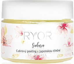 Peeling cukrowy do twarzy z japońską wiśnią - Ryor Sakura — Zdjęcie N1