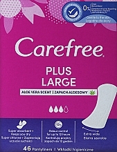 Kup Wkładki higieniczne, 46 szt. - Carefree Plus Large Aloe